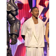 Fallout Aaron Moten 2024 White Crop Jacket